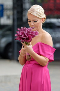 Godmother with flowers